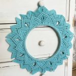 Makramee-Ring-Wandbehang-Wohndeko-Wanddeko-handgemachtes-Unikat-hellblau-himmelblau-Geschenkidee
