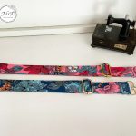 Taschengurtband verstellbar *blue & pink*