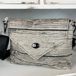 handgemachte Handtasche mit wechselbarem, längenverstellbarem Henkel *Baumrinde*